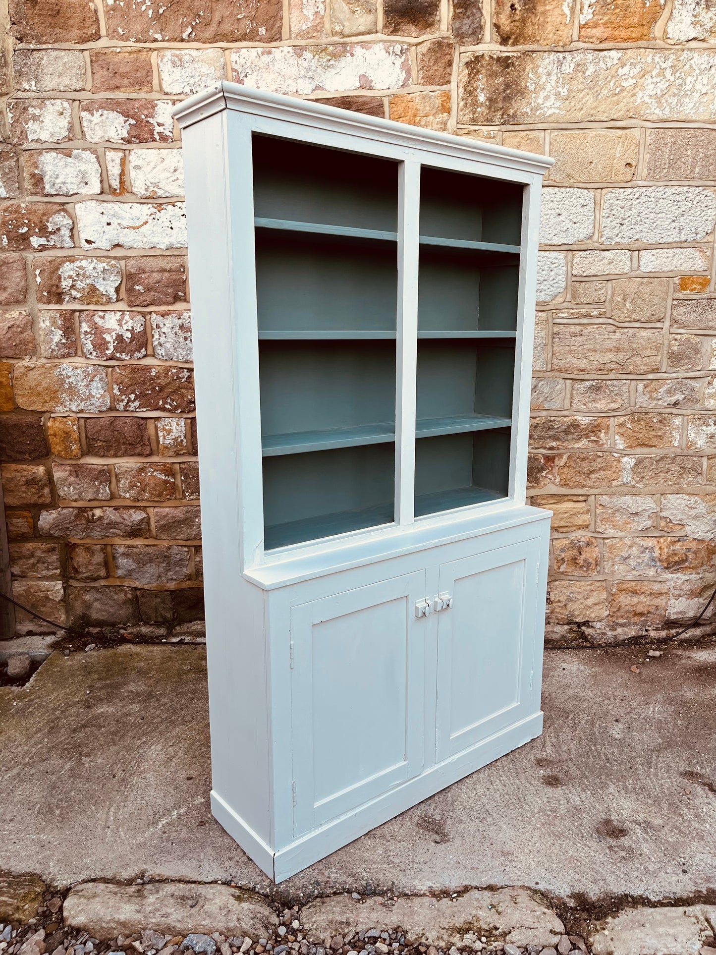Cottage Farmhouse Painted Dresser Cabinet