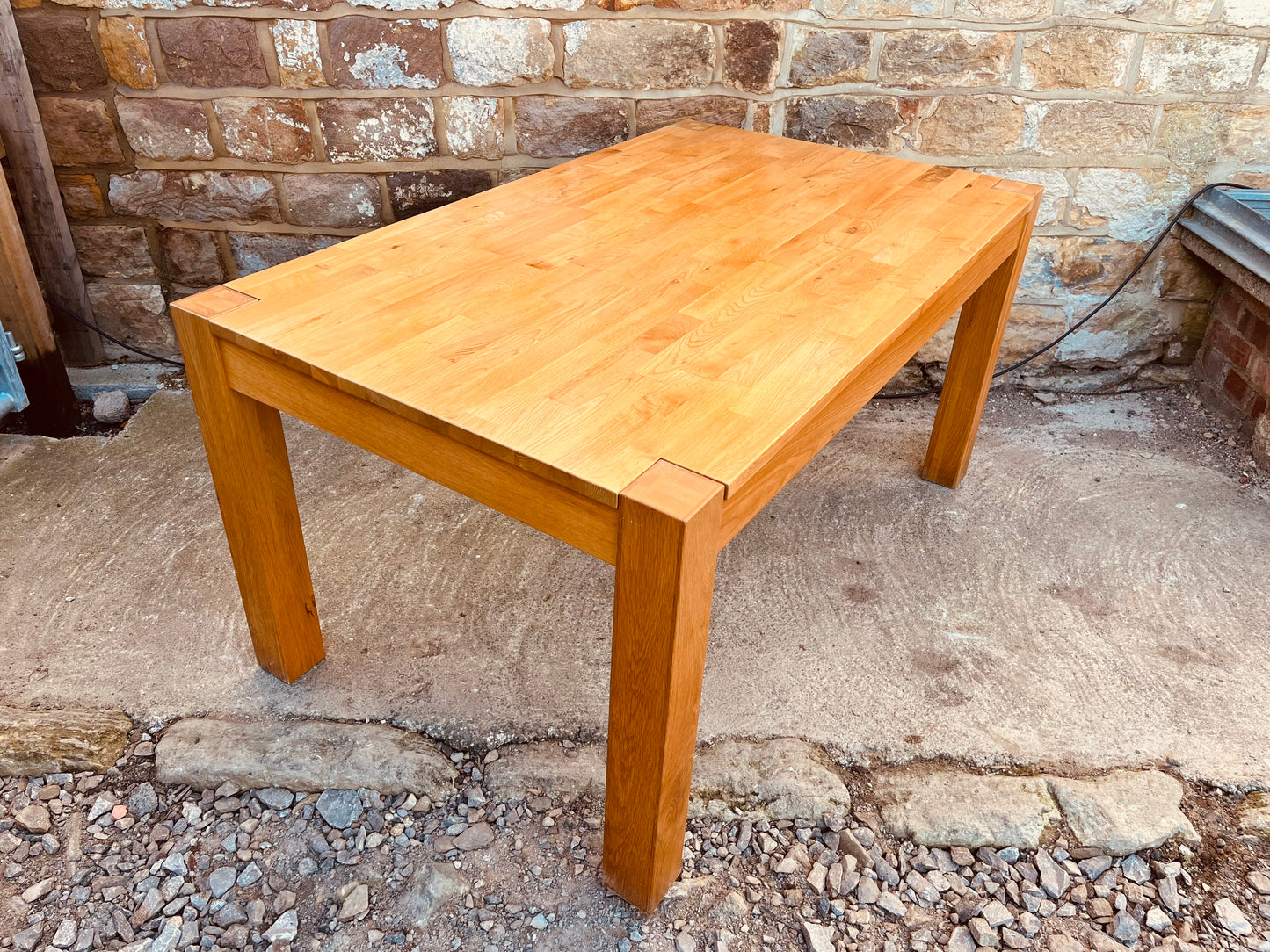 Solid Wood Dining Table | Contemporary Scandinavian Style Table