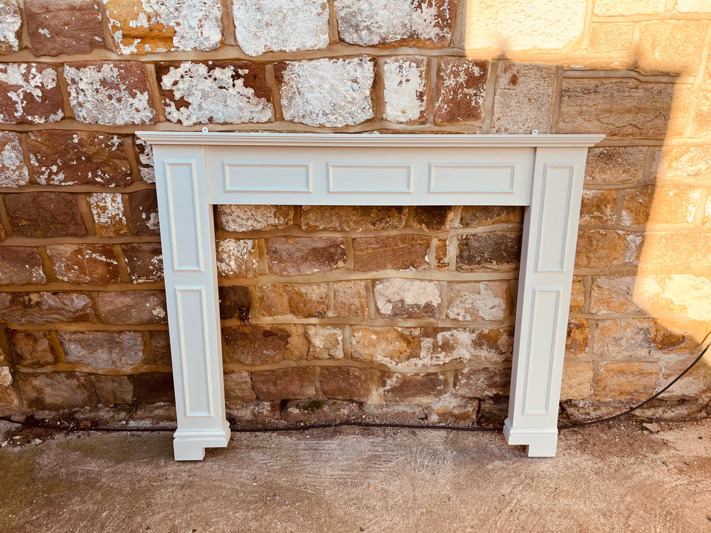Classic Painted Fireplace Surround | Georgian-Style Wooden Mantelpiece