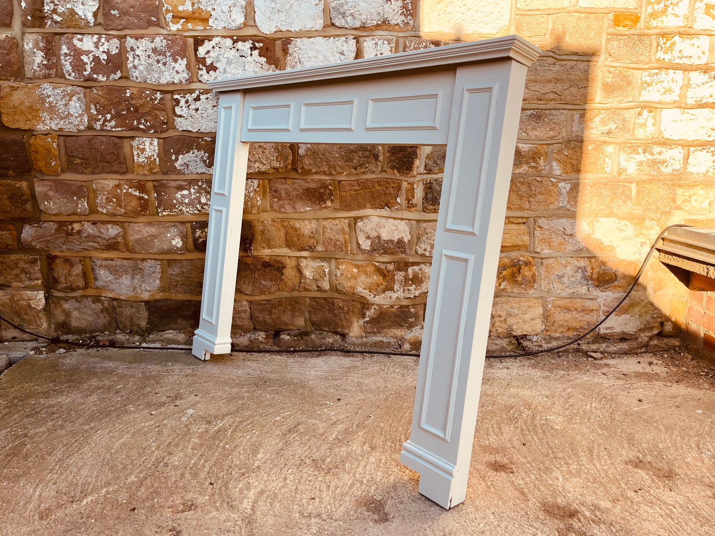 Classic Painted Fireplace Surround | Georgian-Style Wooden Mantelpiece