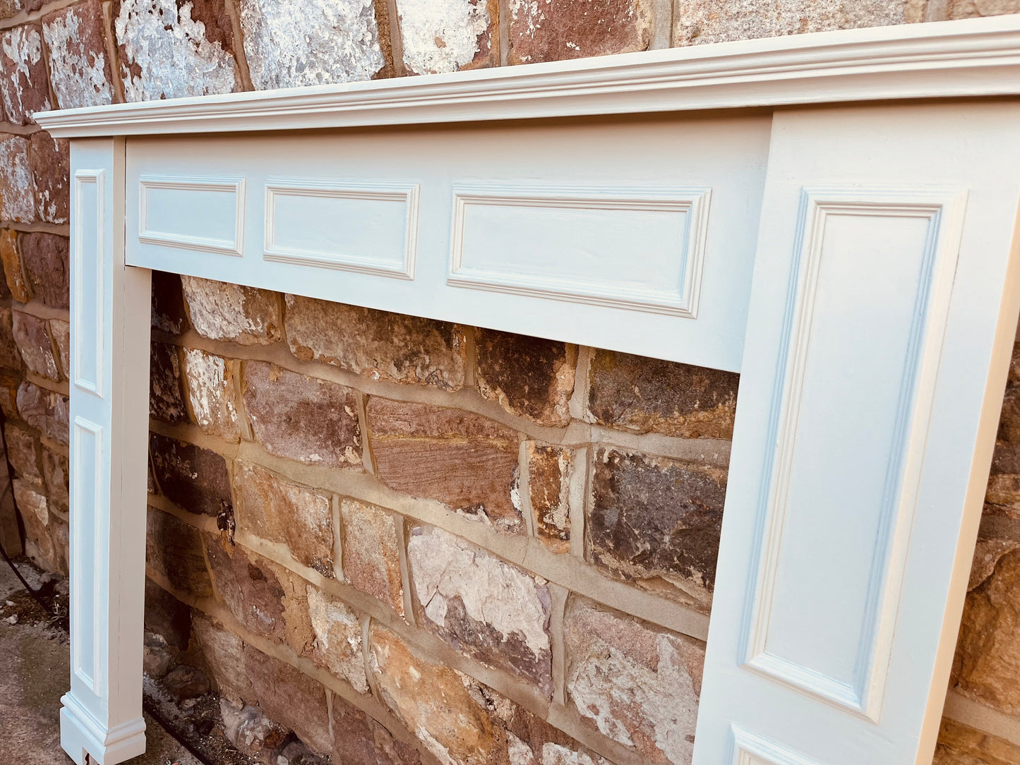 Classic Painted Fireplace Surround | Georgian-Style Wooden Mantelpiece