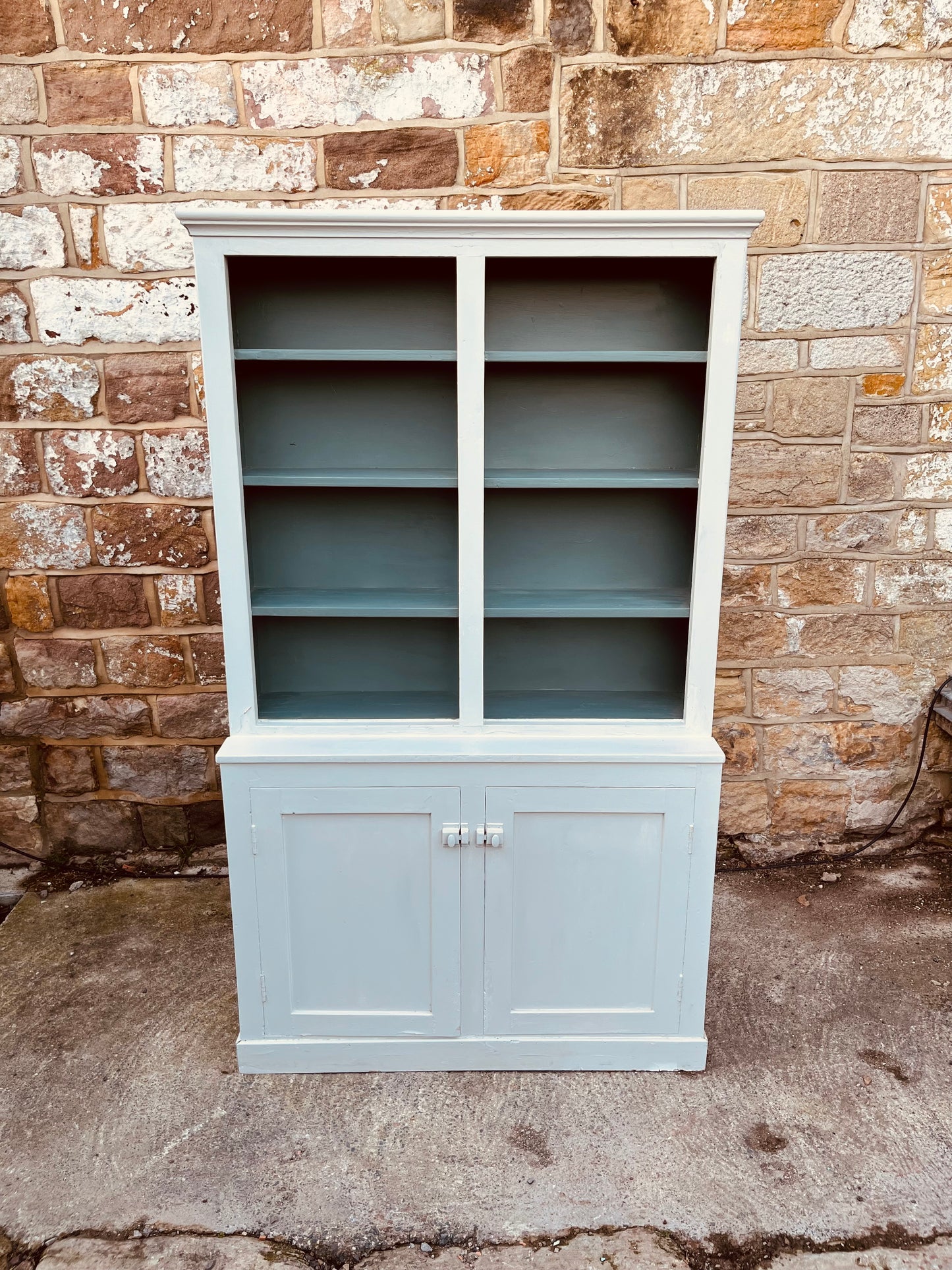 Cottage Farmhouse Painted Dresser Cabinet