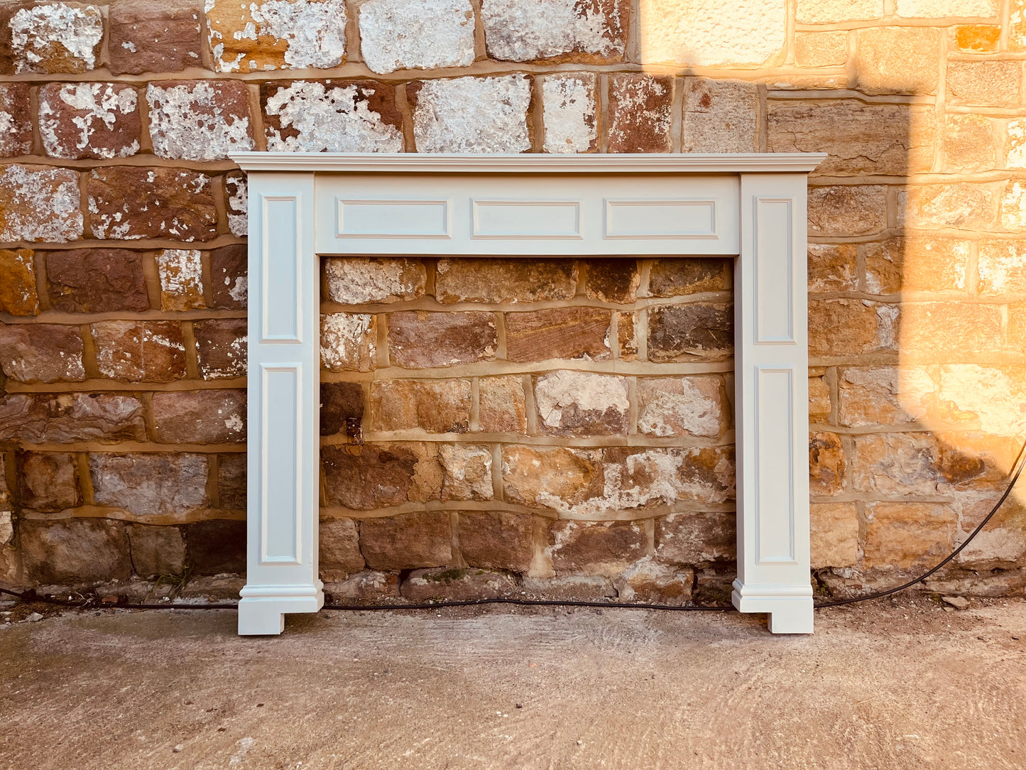 Classic Painted Fireplace Surround | Georgian-Style Wooden Mantelpiece