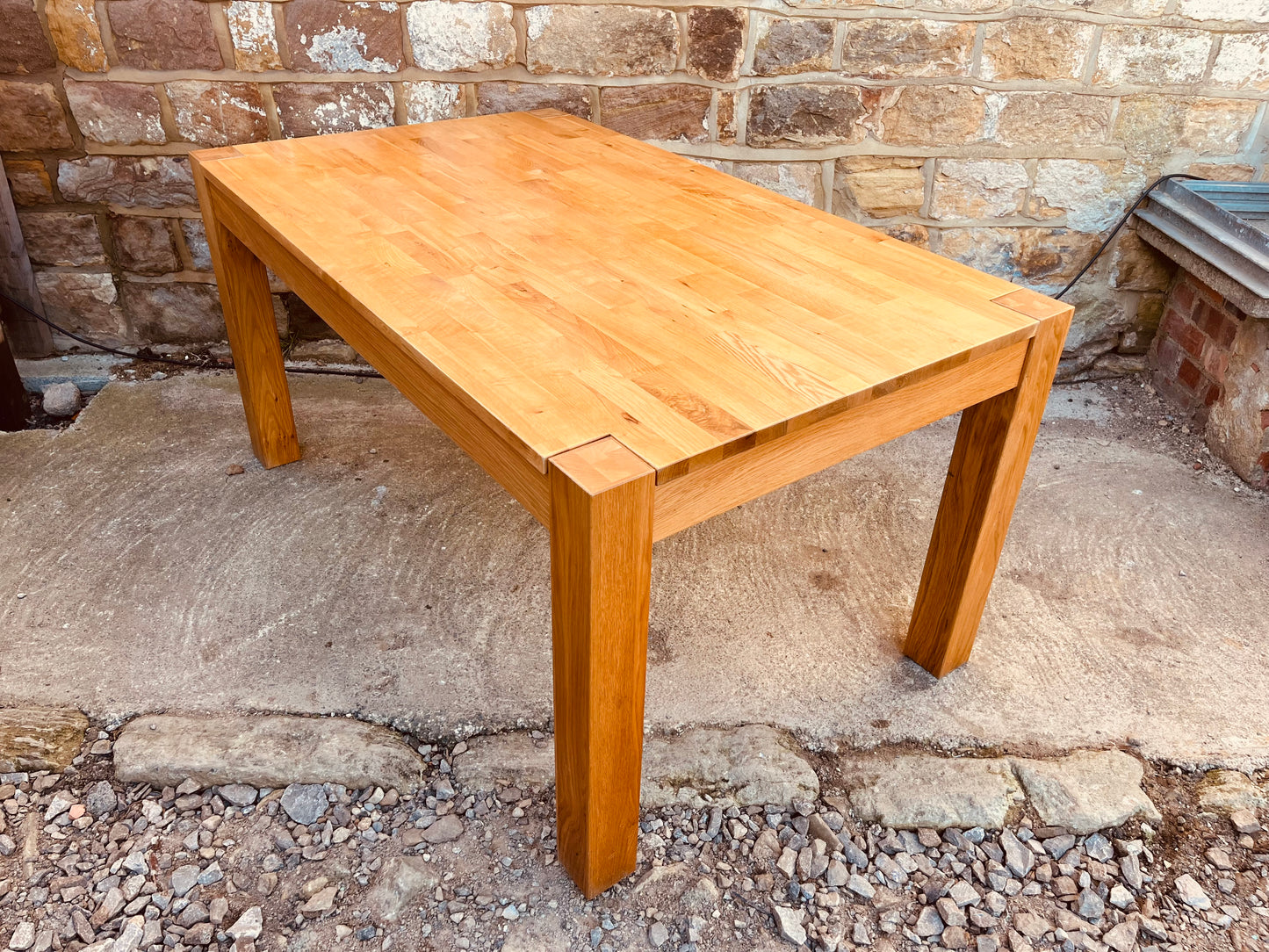 Solid Wood Dining Table | Contemporary Scandinavian Style Table