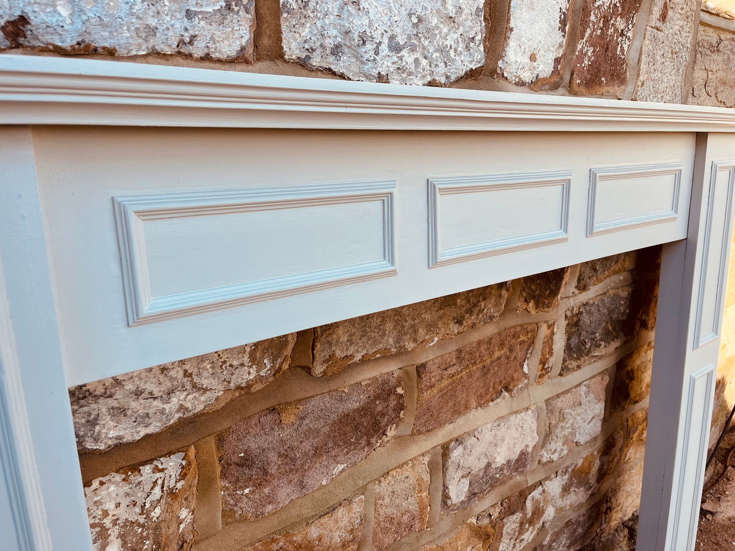 Classic Painted Fireplace Surround | Georgian-Style Wooden Mantelpiece