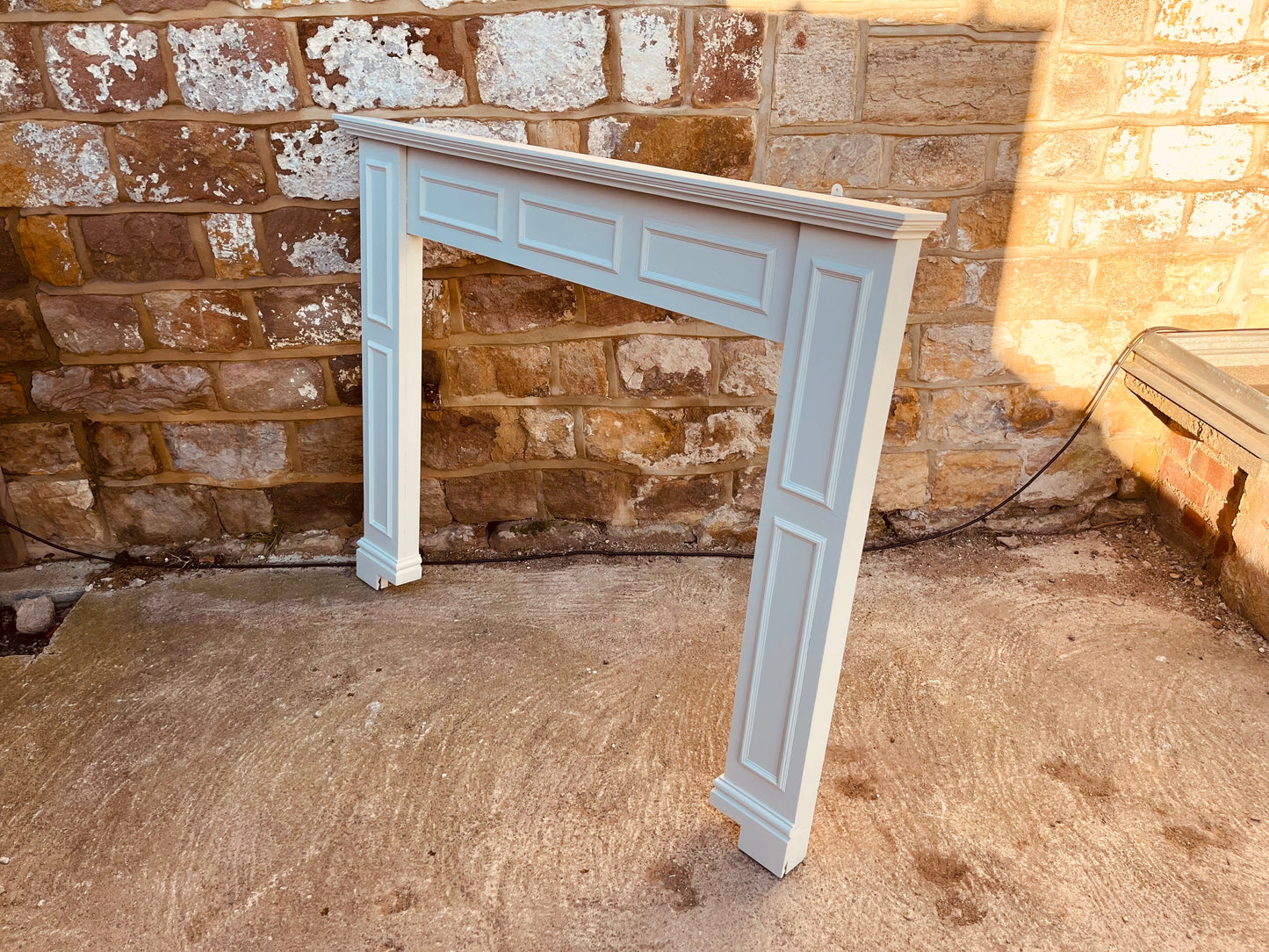 Classic Painted Fireplace Surround | Georgian-Style Wooden Mantelpiece