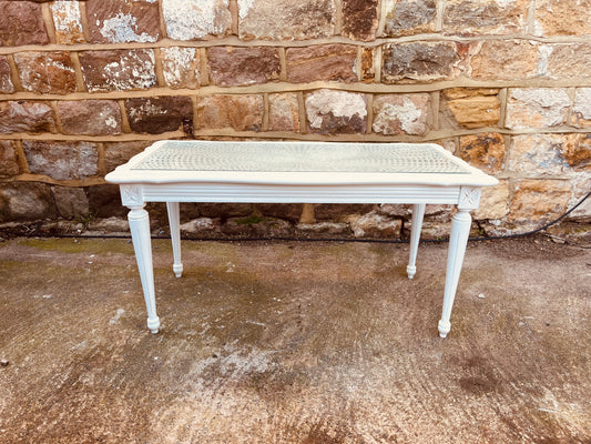 French Style Painted Coffee Table – Vintage Decorative Top