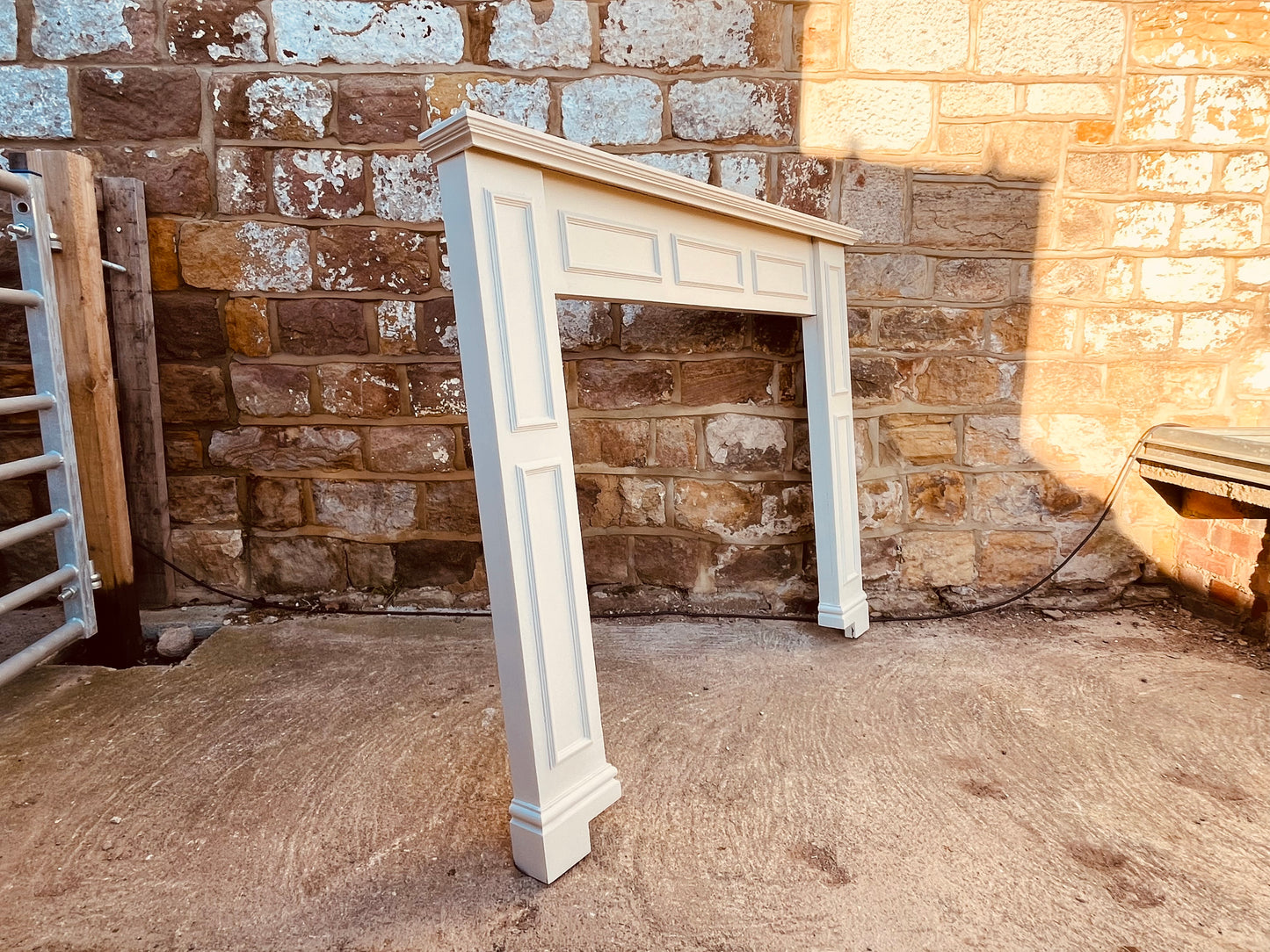 Classic Painted Fireplace Surround | Georgian-Style Wooden Mantelpiece