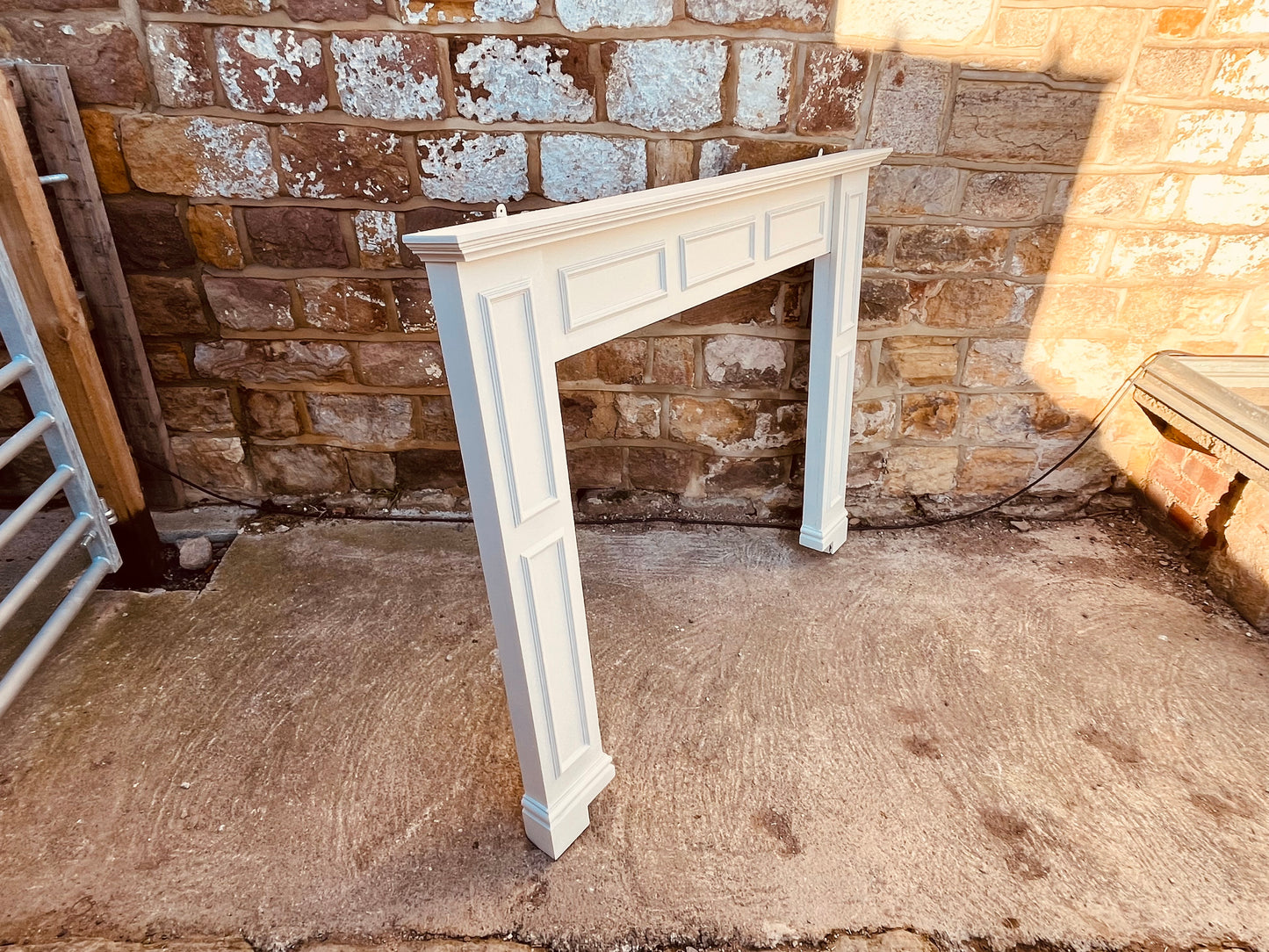 Classic Painted Fireplace Surround | Georgian-Style Wooden Mantelpiece