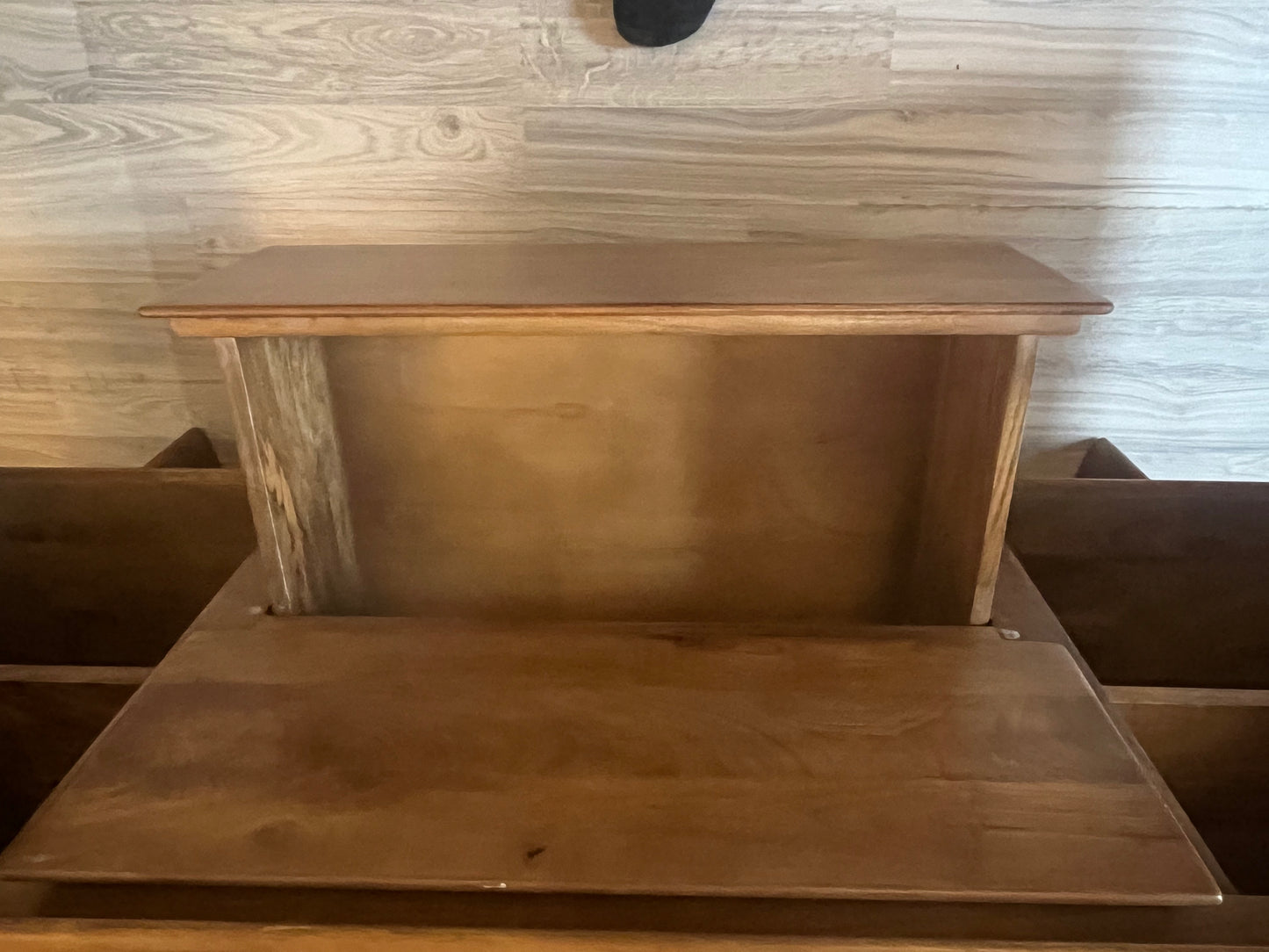 Solid Wood Mid-Century Sideboard / Modern Minimalist Credenza